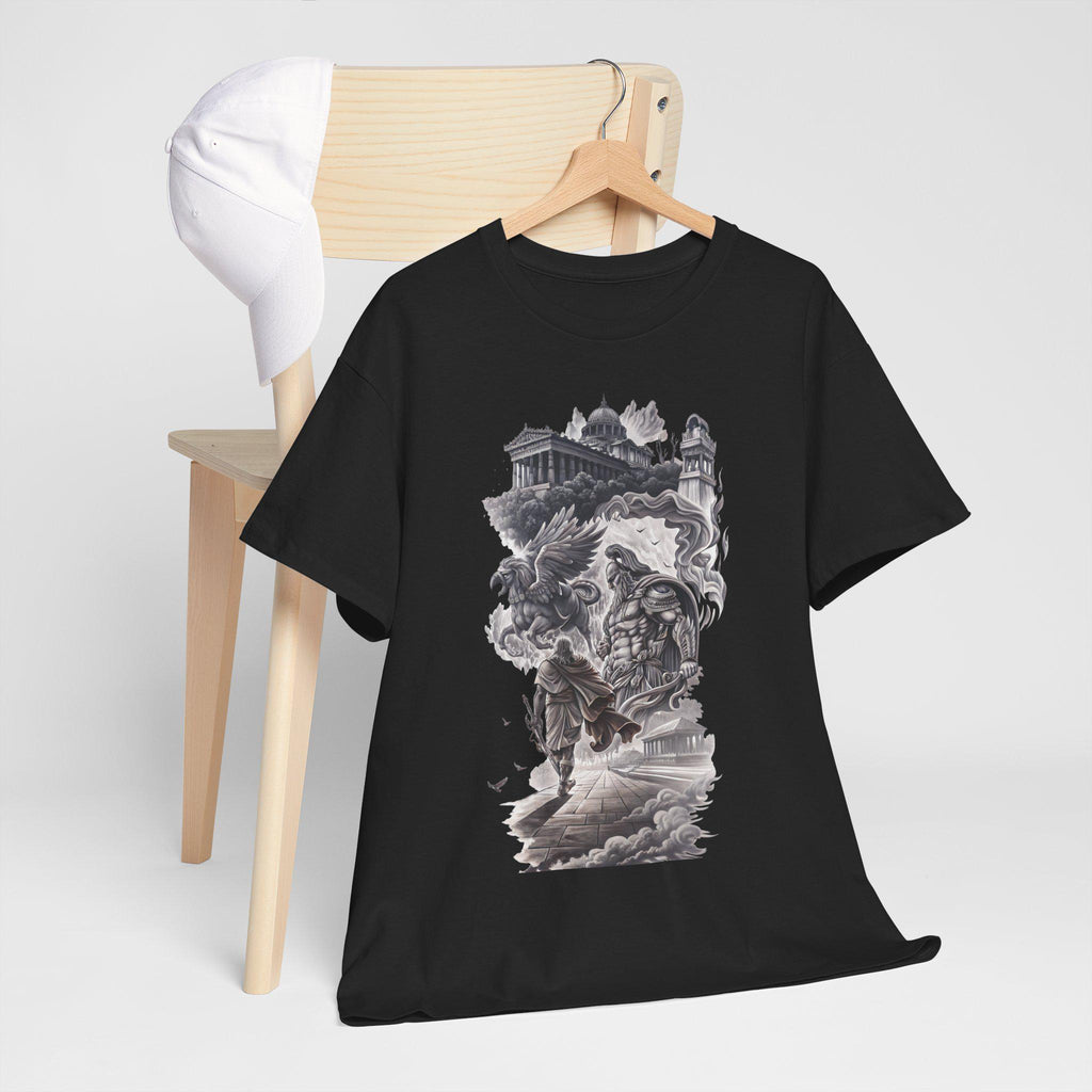 Greek Mythology Gothic Tattoo T-Shirt, Unisex Tee, Graphic Print Shirt, Mythical Clothing, Unique Apparel
