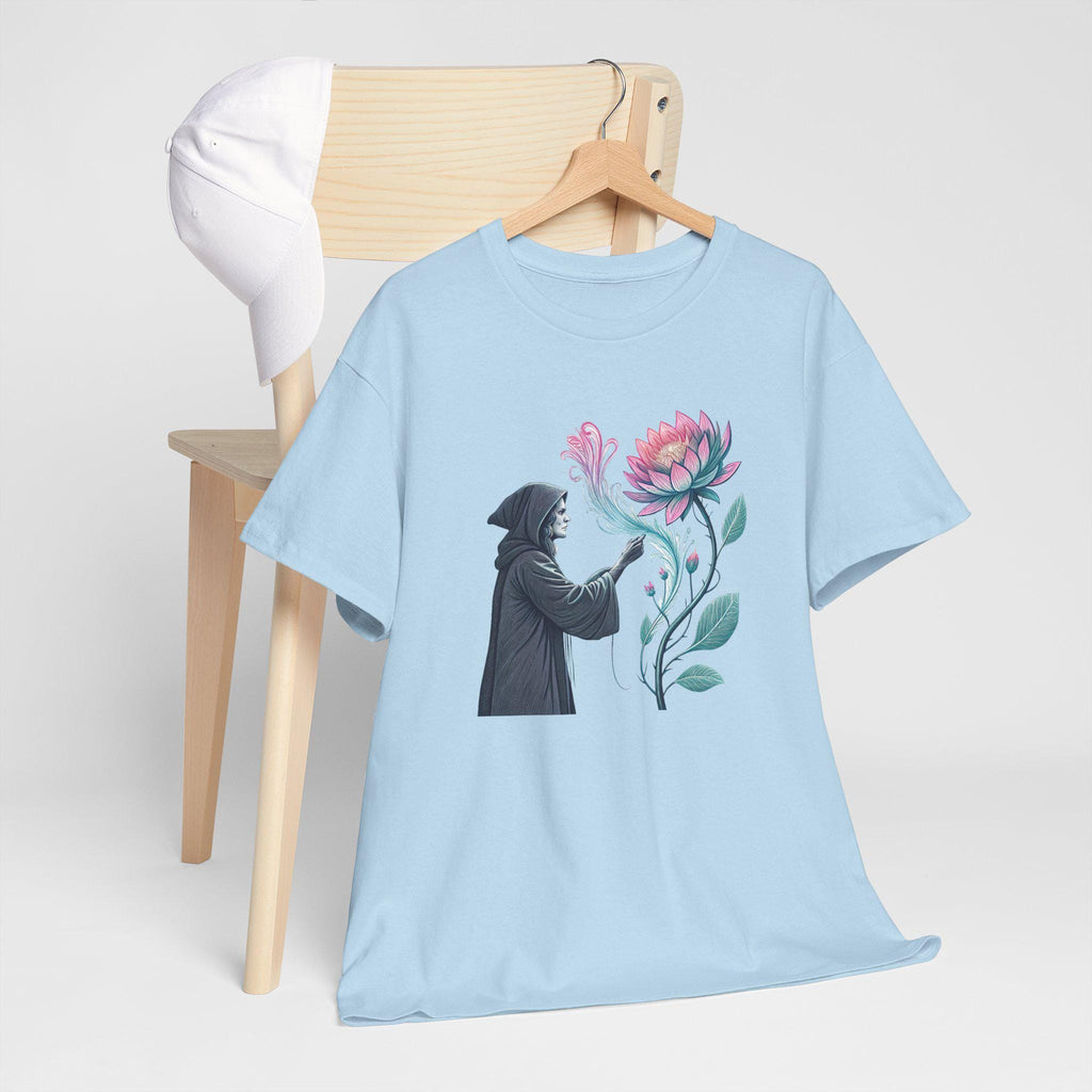Witches Bloom Graphic Tee: Halloween Mystical Cotton T-Shirt