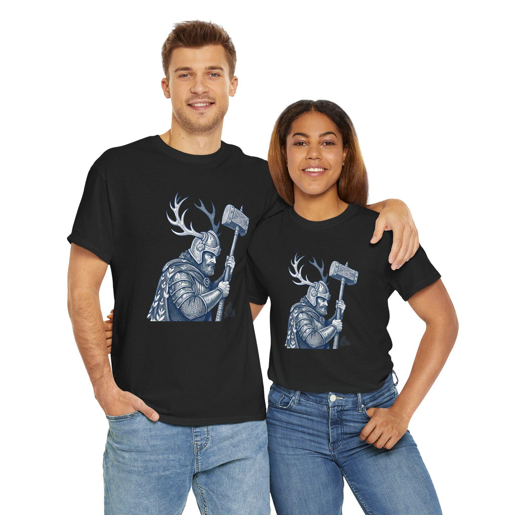 Castlecore Rebellion Tee: Medieval Fantasy Graphic, Sustainable Cotton