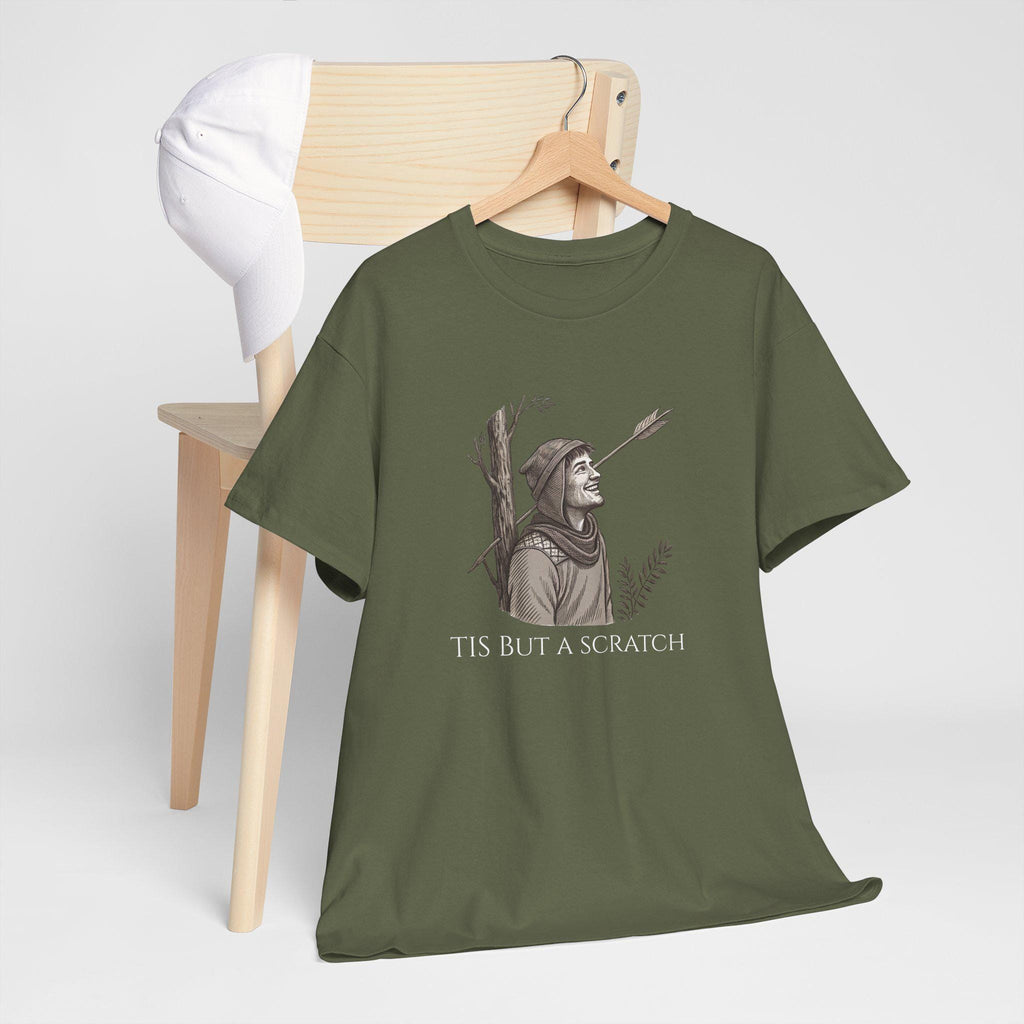 Tis But a Scratch T-Shirt, Funny Medieval Knight, Graphic Tee
