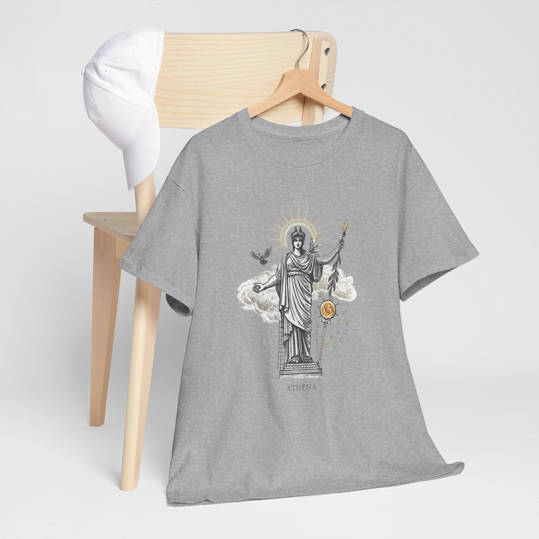 Athena Greek Goddess Graphic Tee: Mythical Art Unisex Top