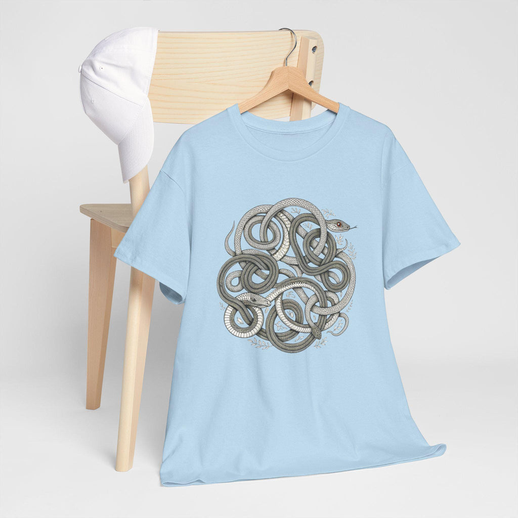 Fantasy Snakes Graphic Tee: Mystical Serpent Unisex Shirt
