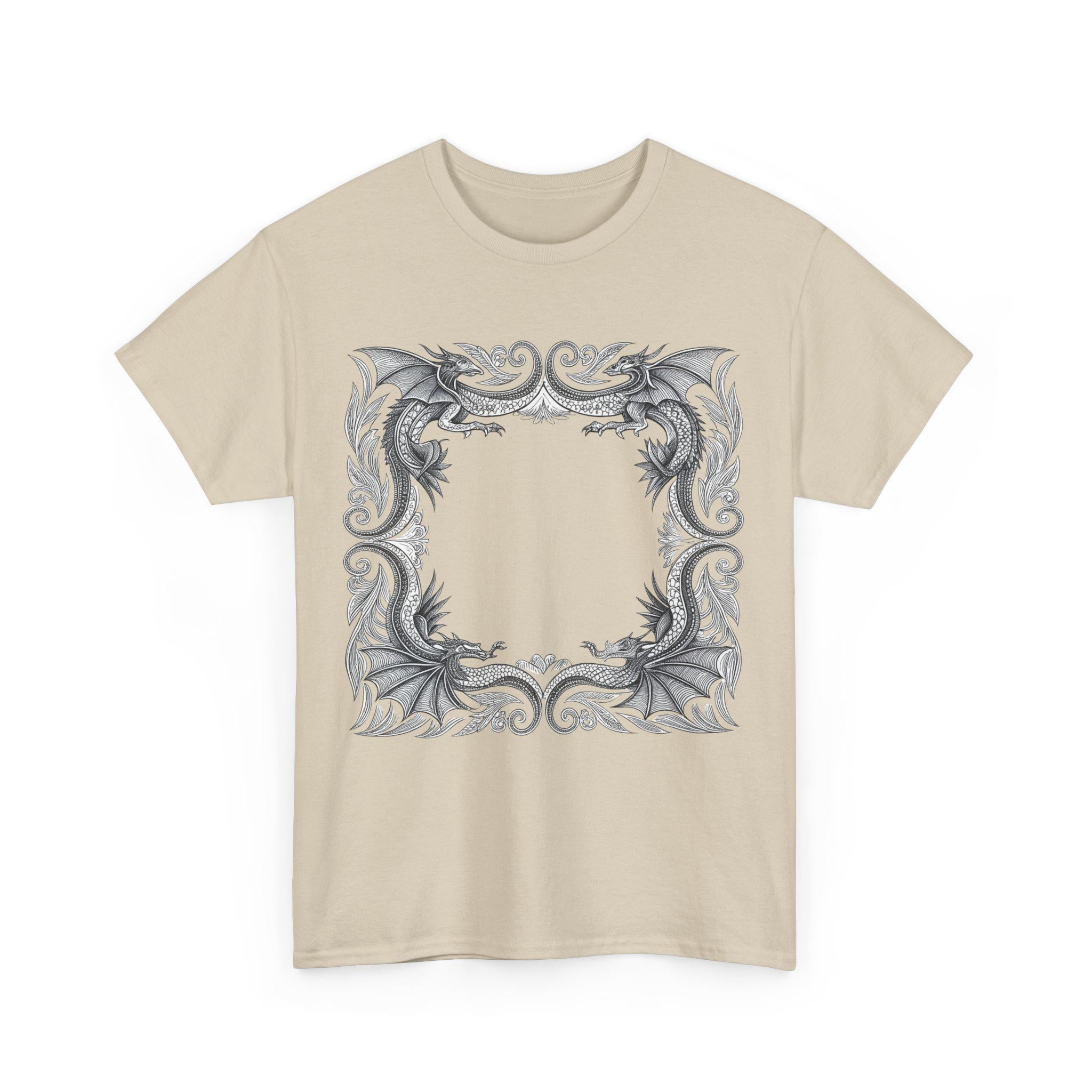 Mythical Dragon Graphic Tee: Fantasy Dragon Lover Gift