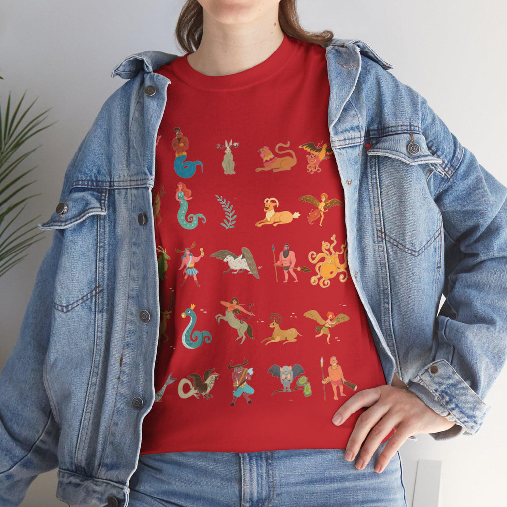Mythical Creatures T-Shirt: Fantasy Castlecore Graphic Tee