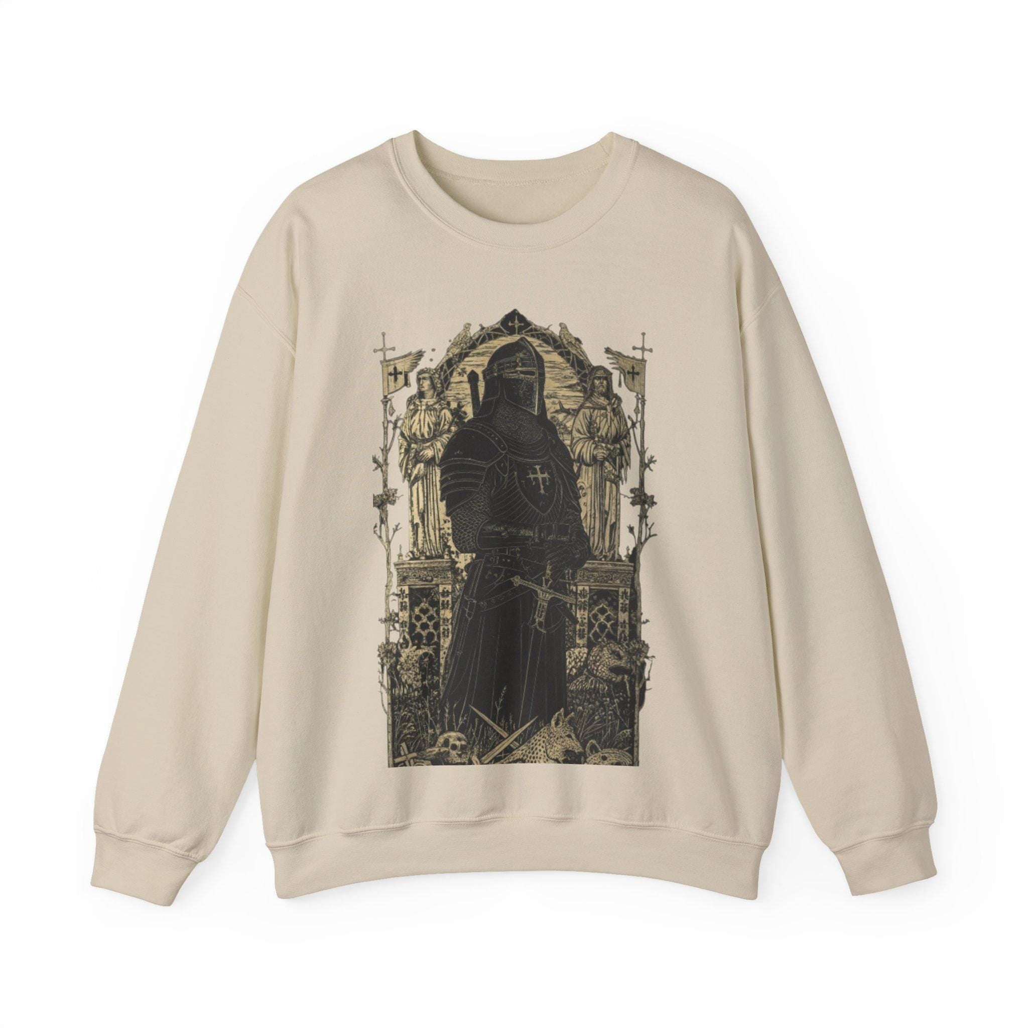 Black Knight Medieval Castlecore Sweatshirt