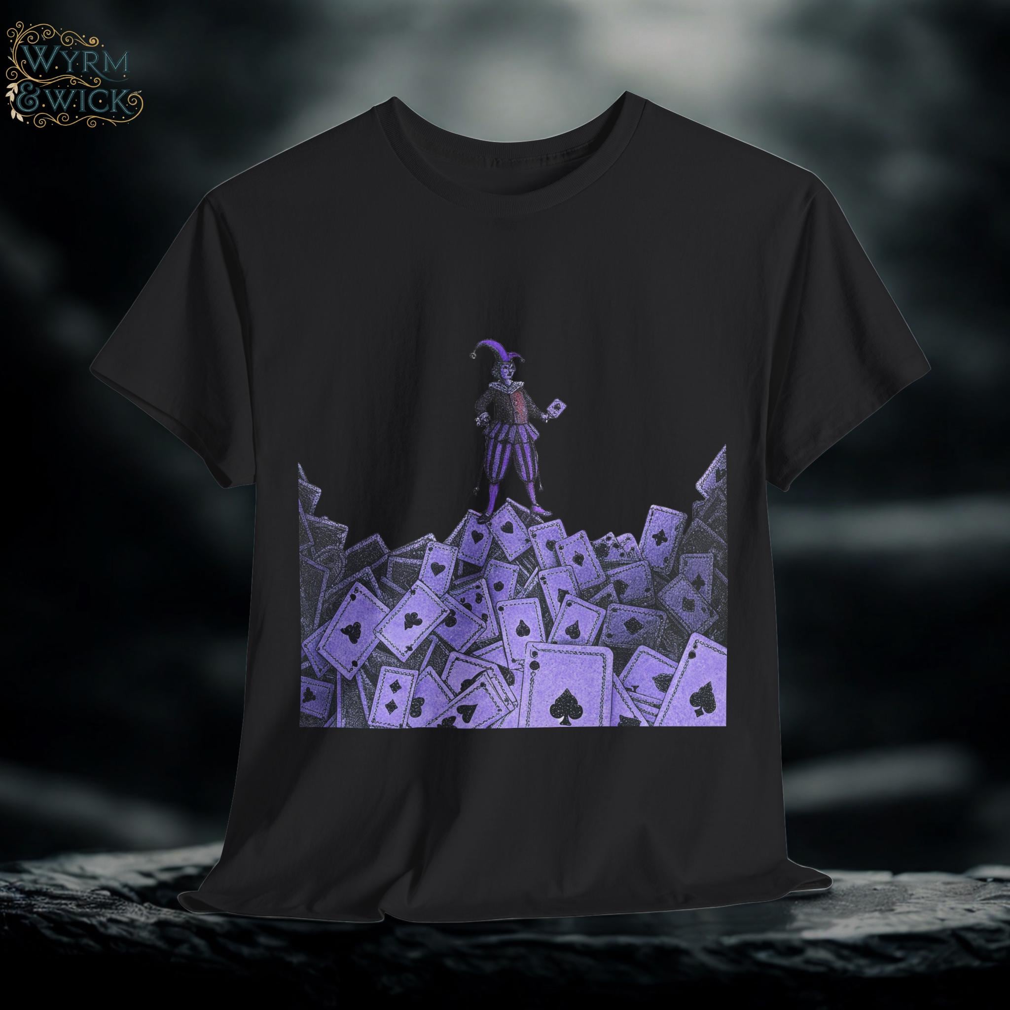Castlecore Jester Graphic Tee: Medieval Renaissance Fair Costume