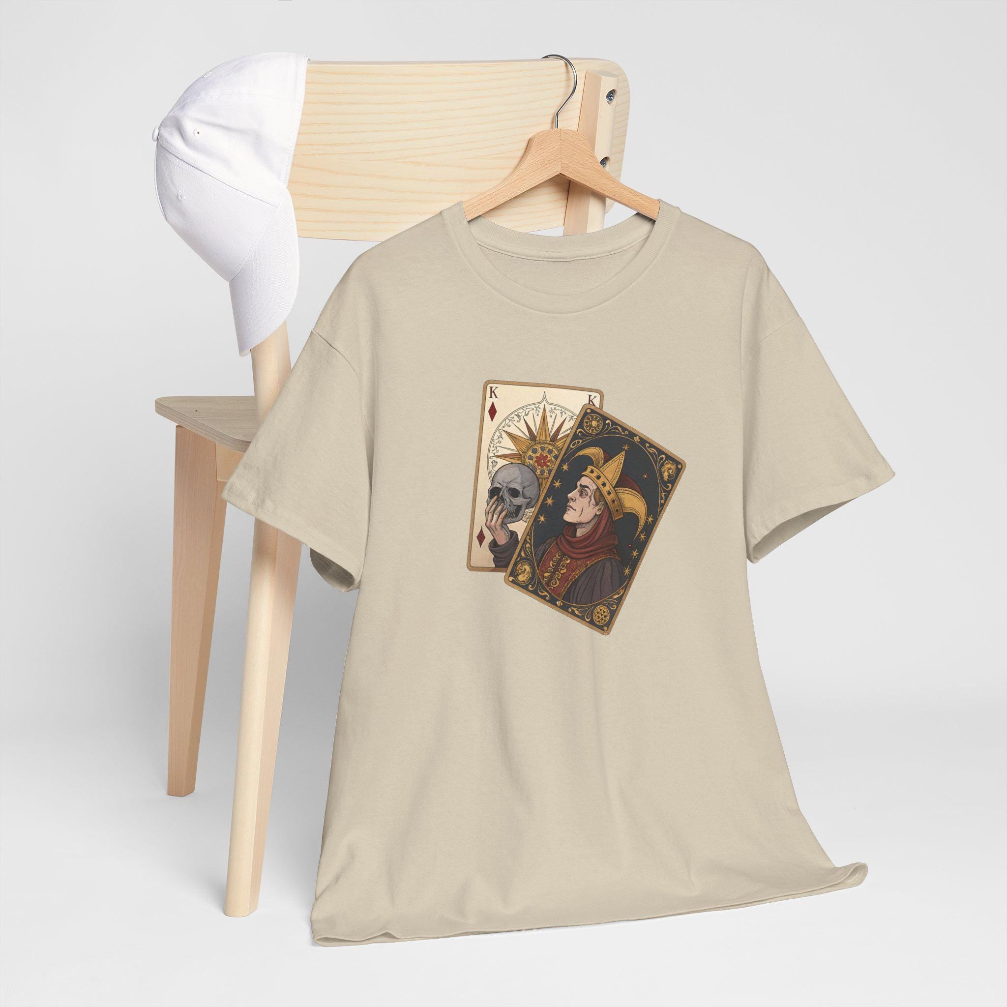Jester Tarot Graphic Tee: Castlecore Medieval Fantasy Shirt