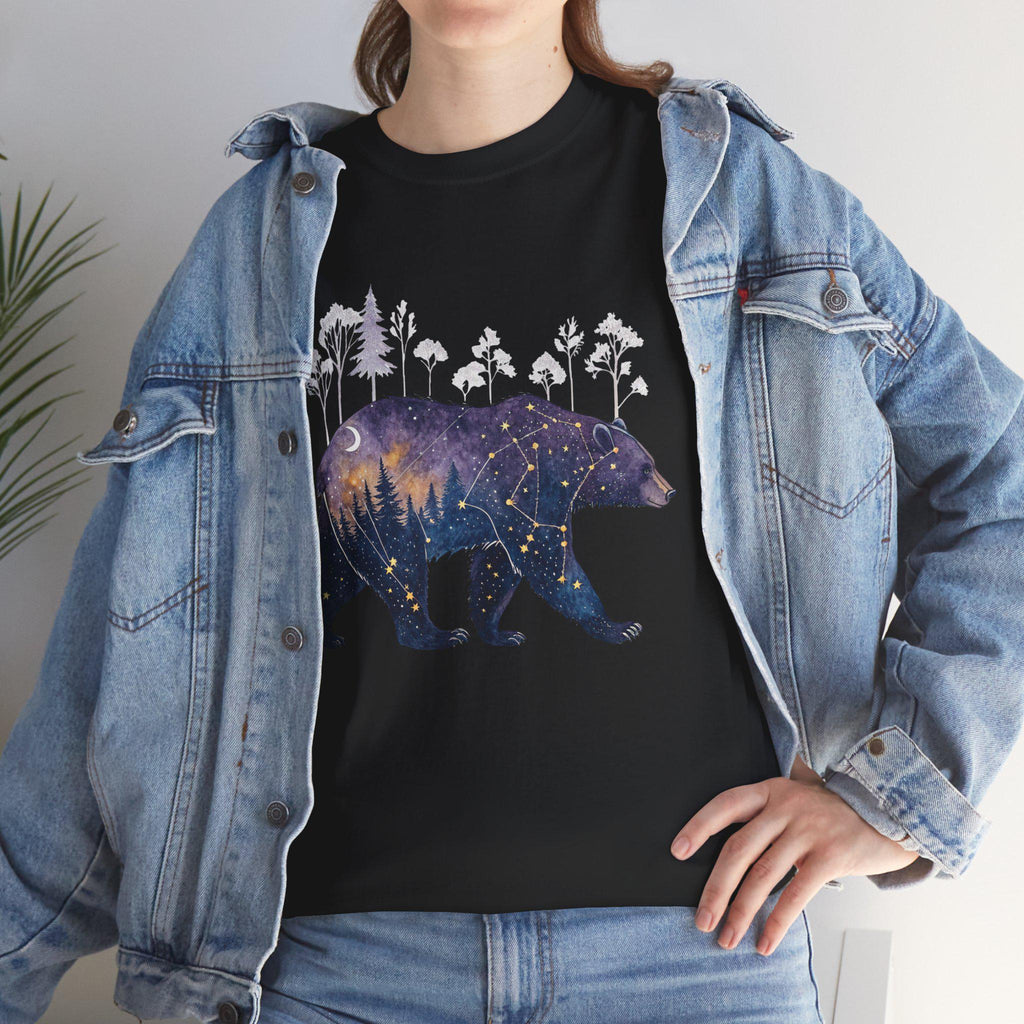 Cosmic Bear T-Shirt: Medieval Castle Fantasy Graphic Tee