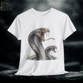Fantasy Cobra Graphic Tee: Mystical Hand-Drawn Serpent Shirt