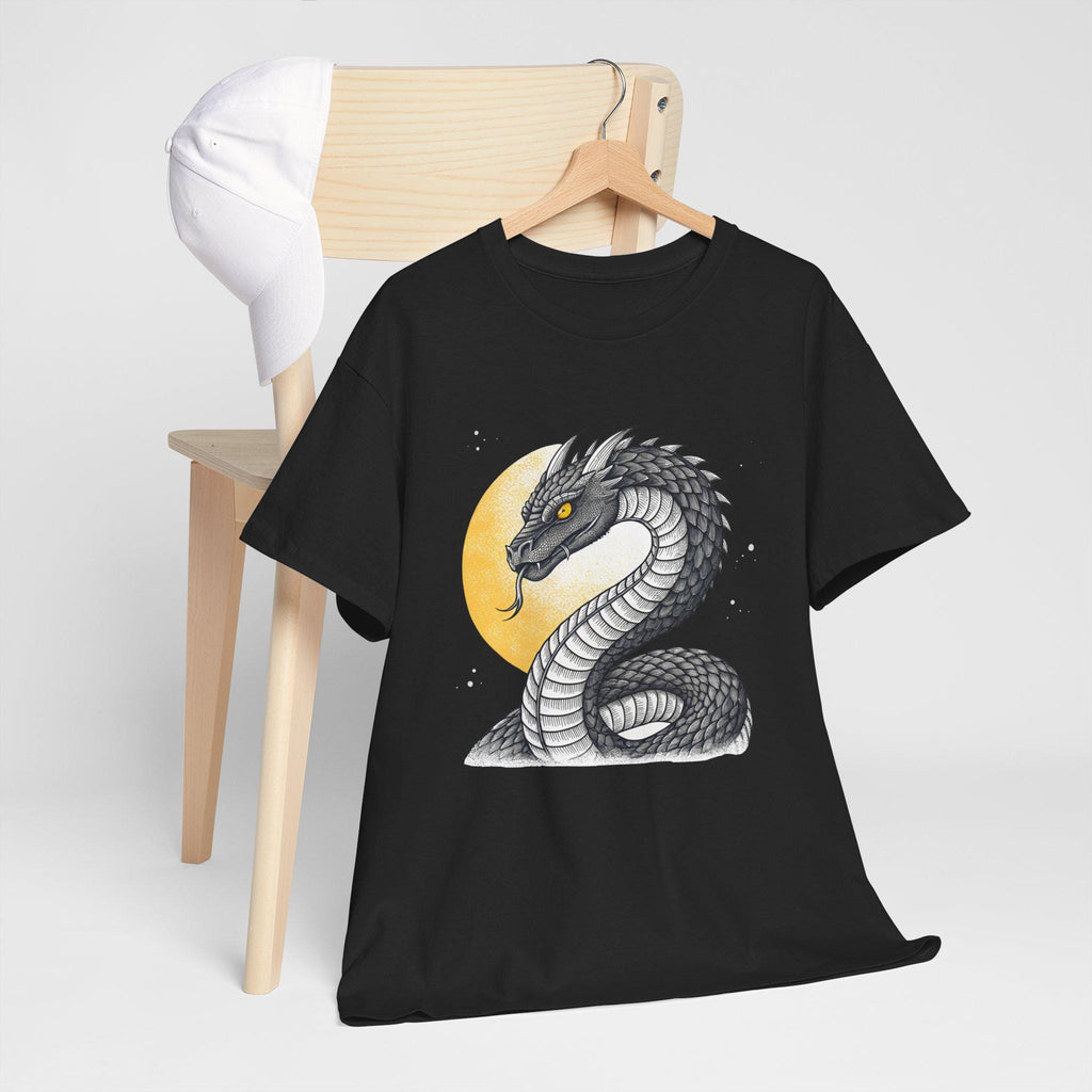 Mythical Serpent Graphic Tee: Fantasy Dragon T-Shirt