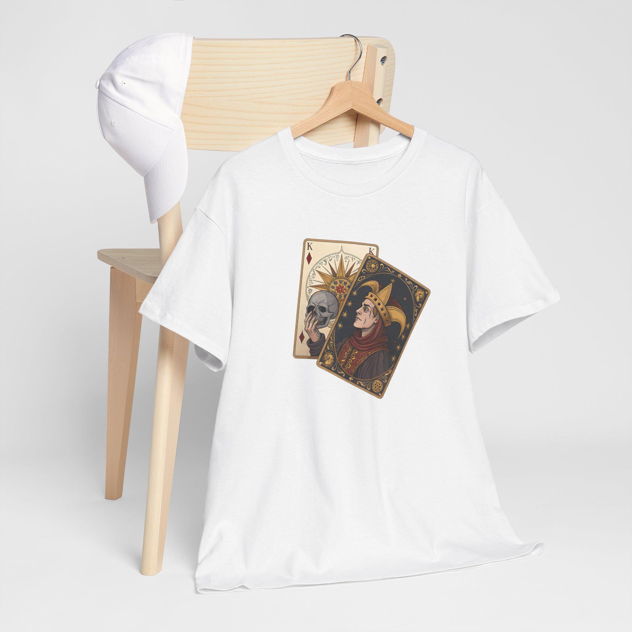 Jester Tarot Graphic Tee: Castlecore Medieval Fantasy Shirt
