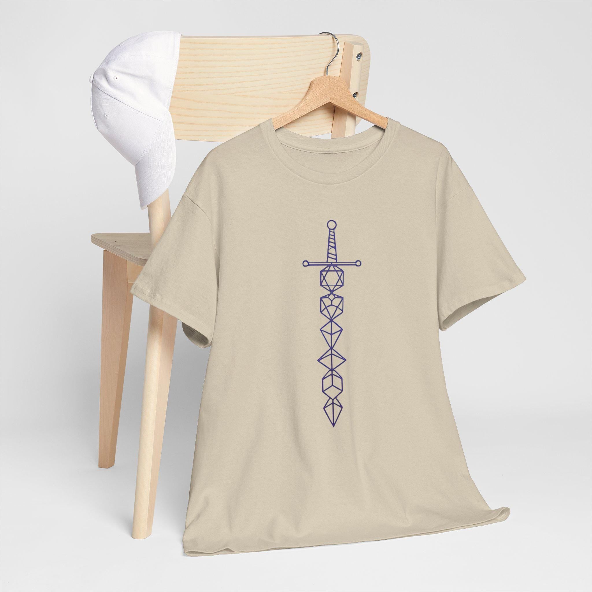 Dungeons Die Sword Tee: Medieval Fantasy Graphic Shirt