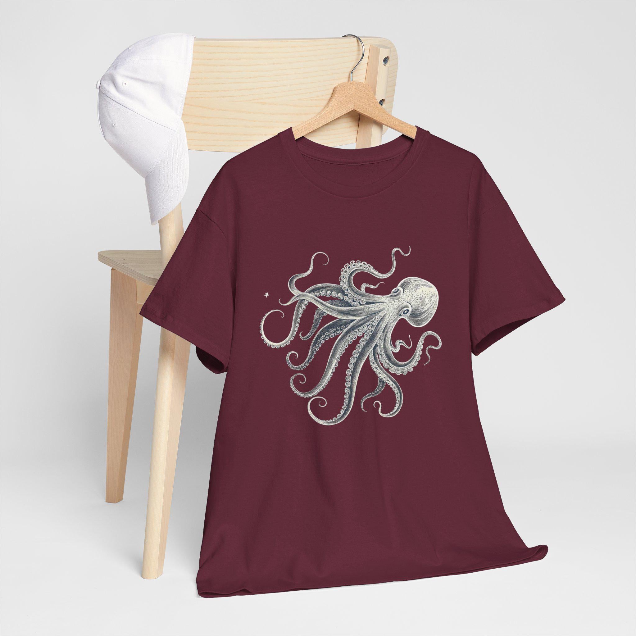 Fantasy Kraken Graphic Tee: Mythical Sea Monster Unisex T-Shirt