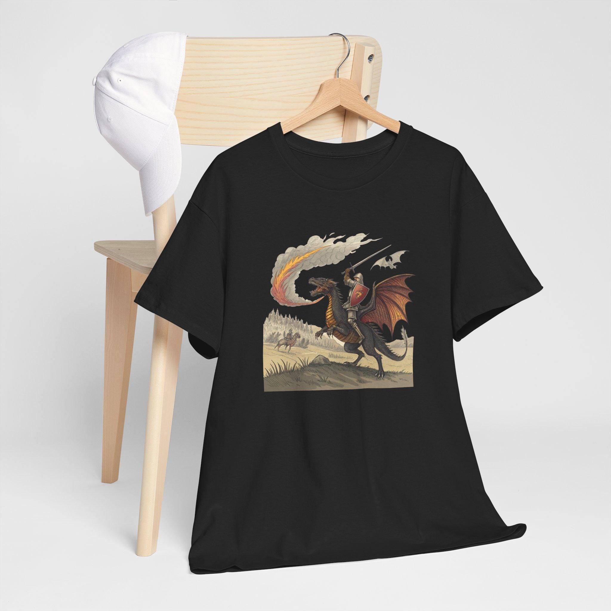 Dragonrider Graphic Tee: Fantasy Dragon Lover Unisex T-Shirt