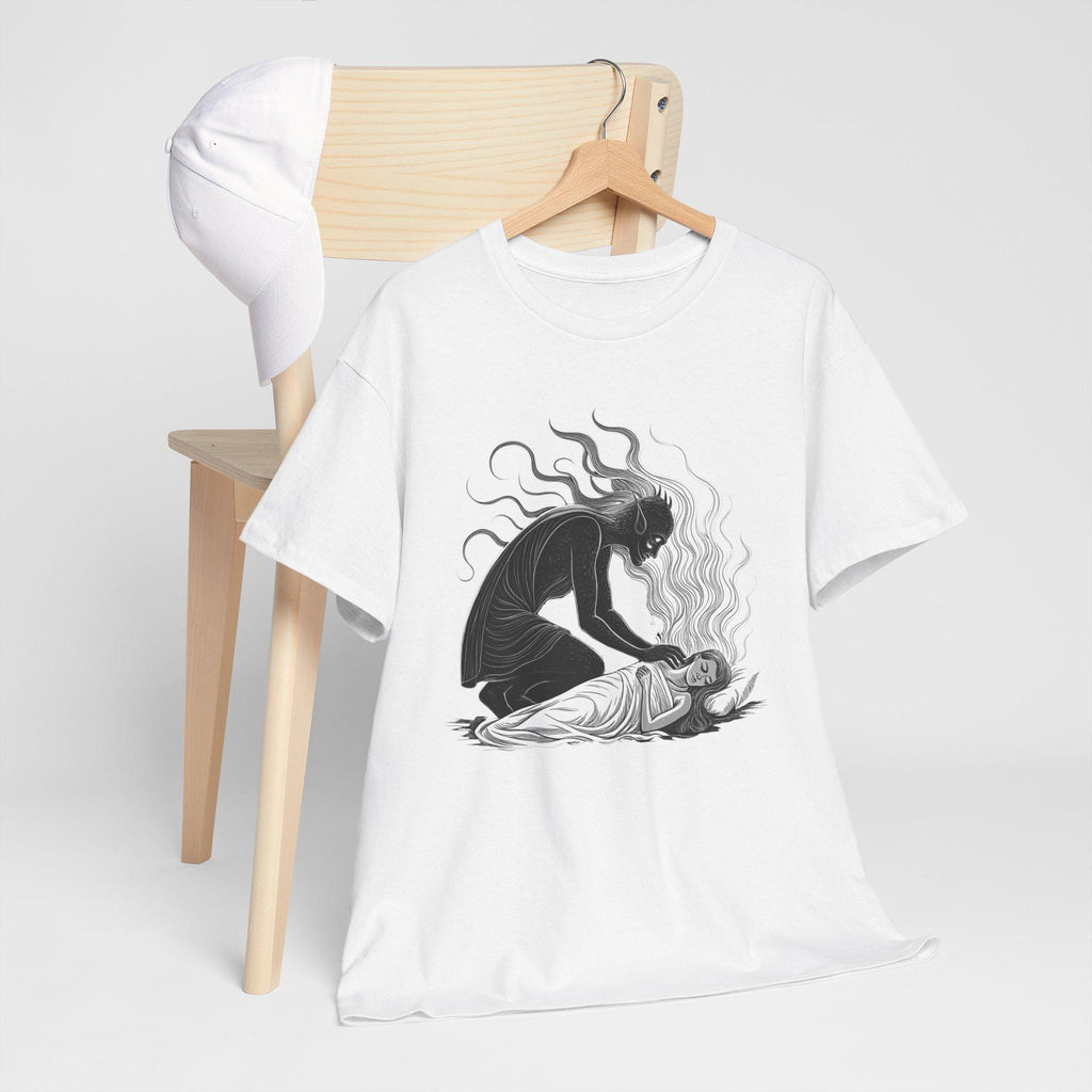 Mare Dream Demon Graphic Tee, Mystical Horror Design