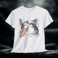 Dragon Battle Graphic Tee: Mythical Creature Unisex T-Shirt