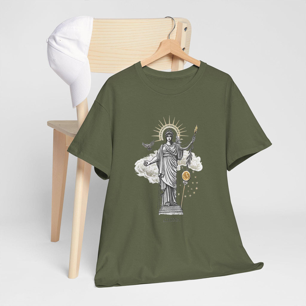 Athena Greek Goddess Graphic Tee: Mythical Art Unisex Top