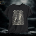 Knight Cavalry Riding Horse T-Shirt | Castlecore Medieval Armor Graphic Tee