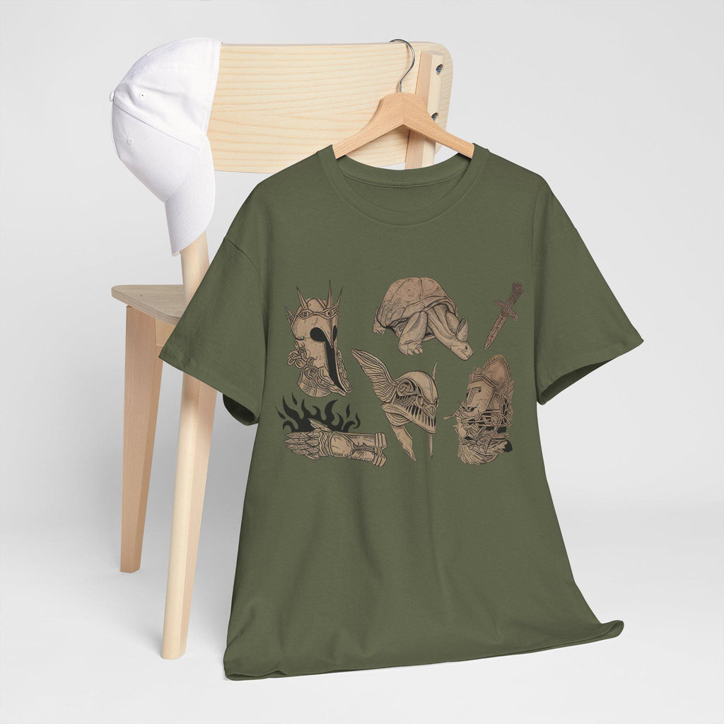 Elden Ring Graphic Tee: Hand-Drawn Castlecore Medieval Shirt