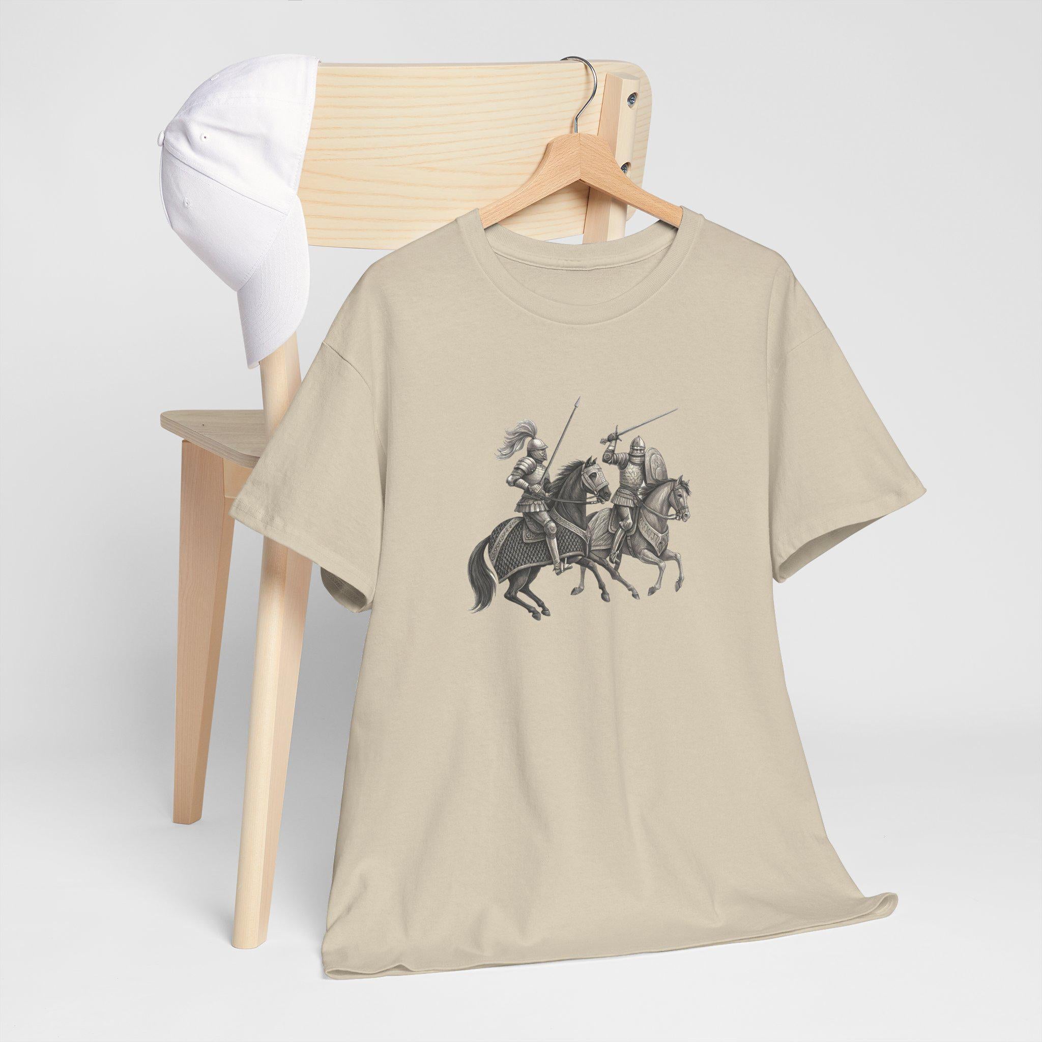 Knight's Tournament Graphic Tee: Medieval Renaissance Shirt