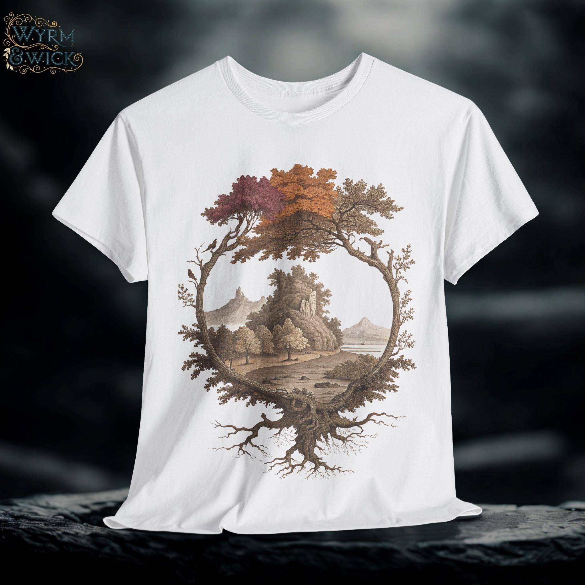 Yggdrasil Norse Mythology Tee: World Tree Graphic Unisex Shirt