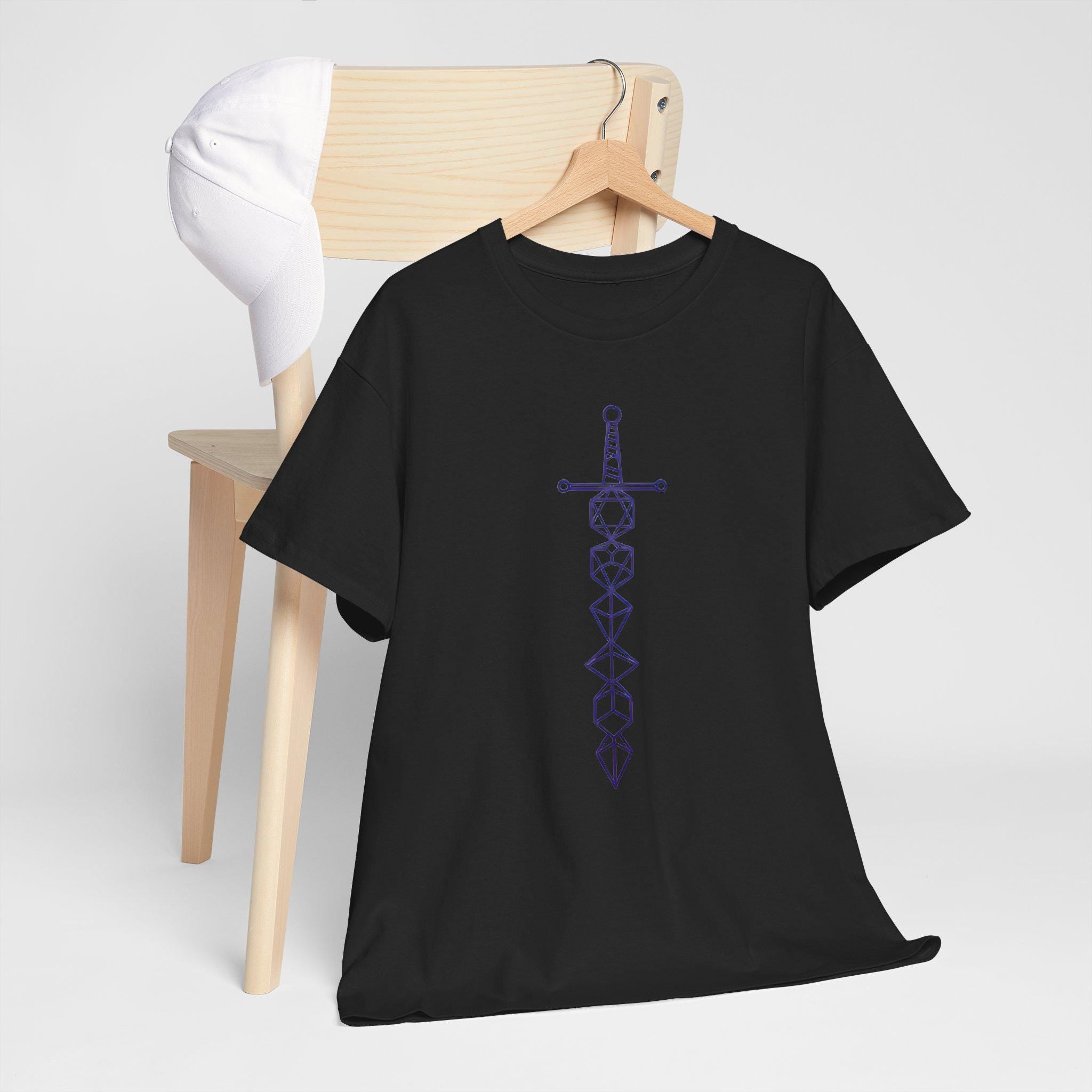 Dungeons Die Sword Tee: Medieval Fantasy Graphic Shirt