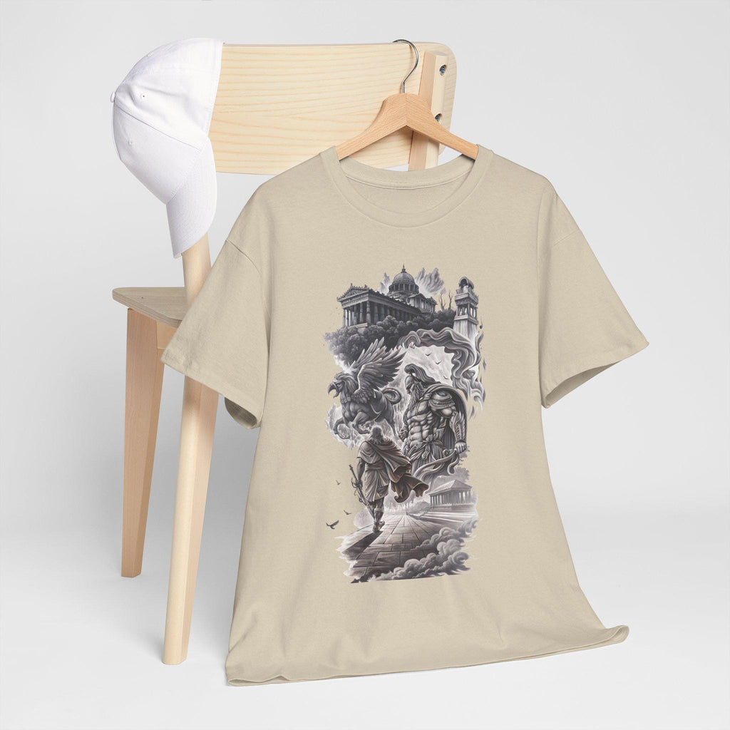 Greek Mythology Gothic Tattoo T-Shirt, Unisex Tee, Graphic Print Shirt, Mythical Clothing, Unique Apparel