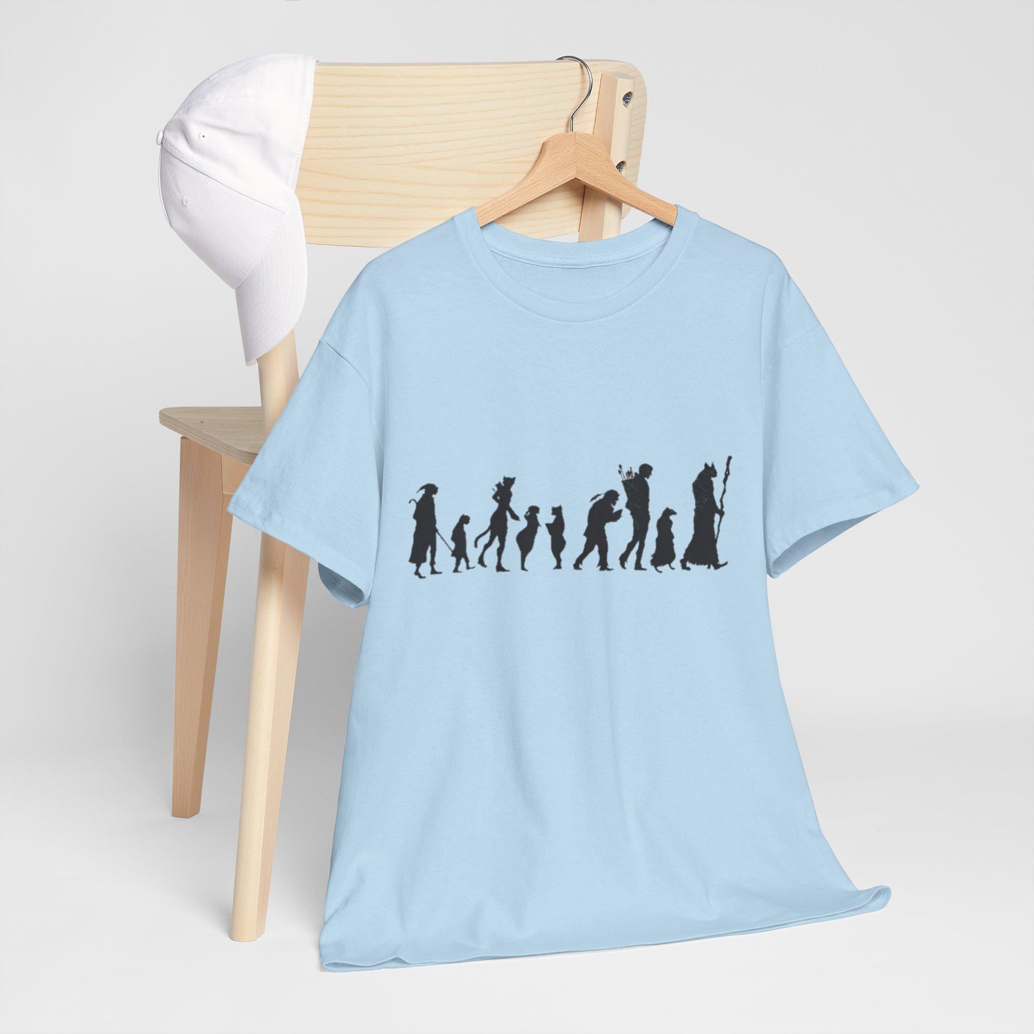 Fellowship of Cats Tee: Medieval Castlecore Graphic Shirt