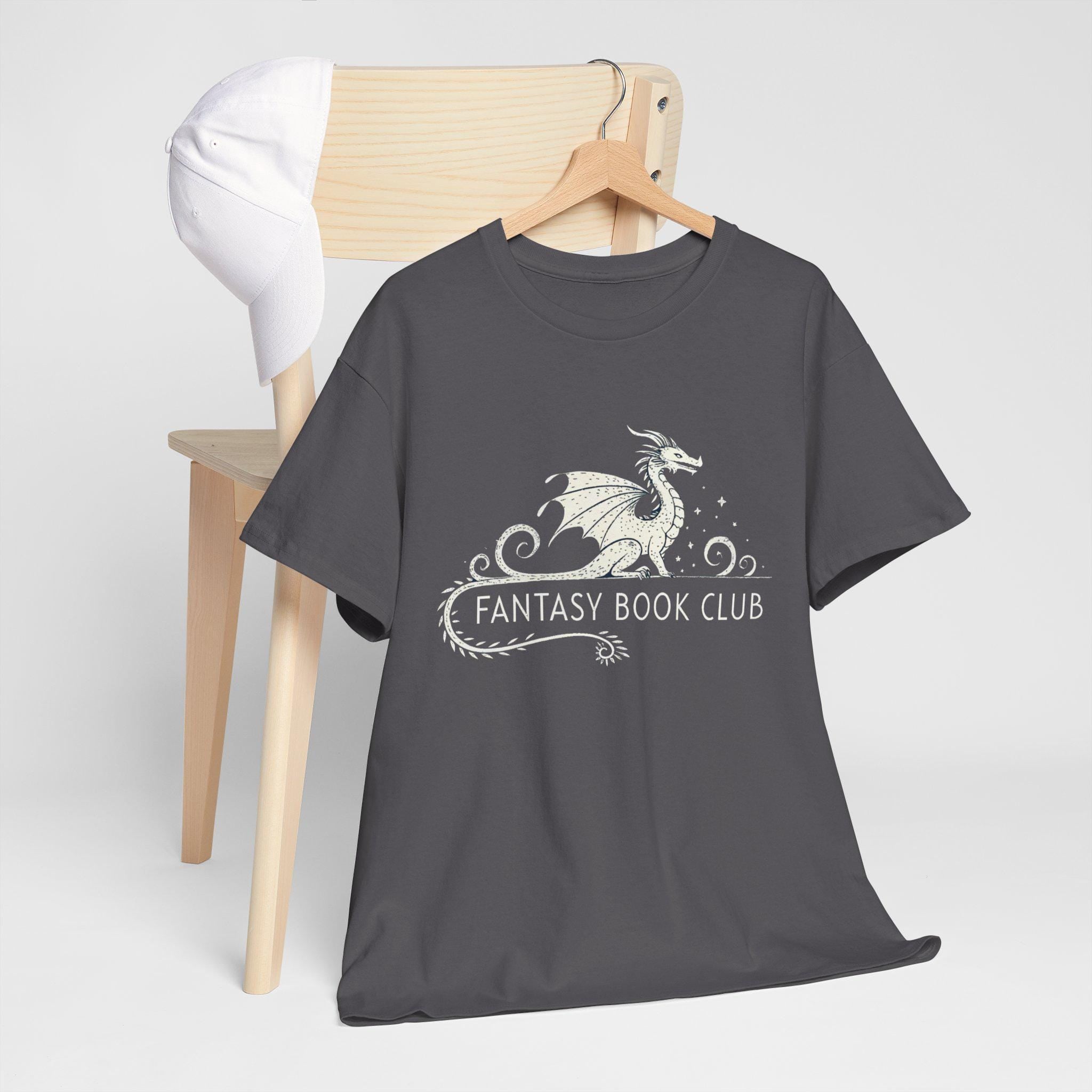 Dragon Fantasy Book Club T-Shirt: Medieval Castlecore Graphic Tee