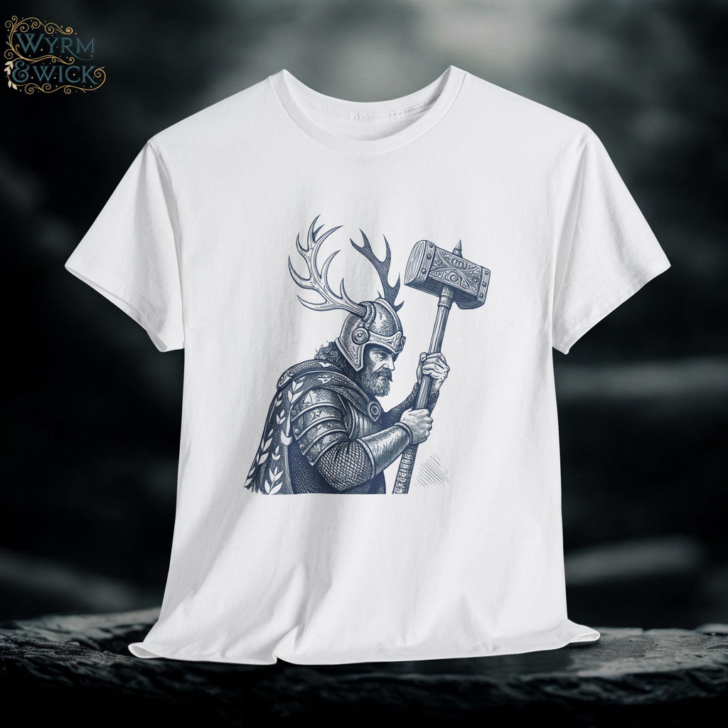 Castlecore Rebellion Tee: Medieval Fantasy Graphic, Sustainable Cotton