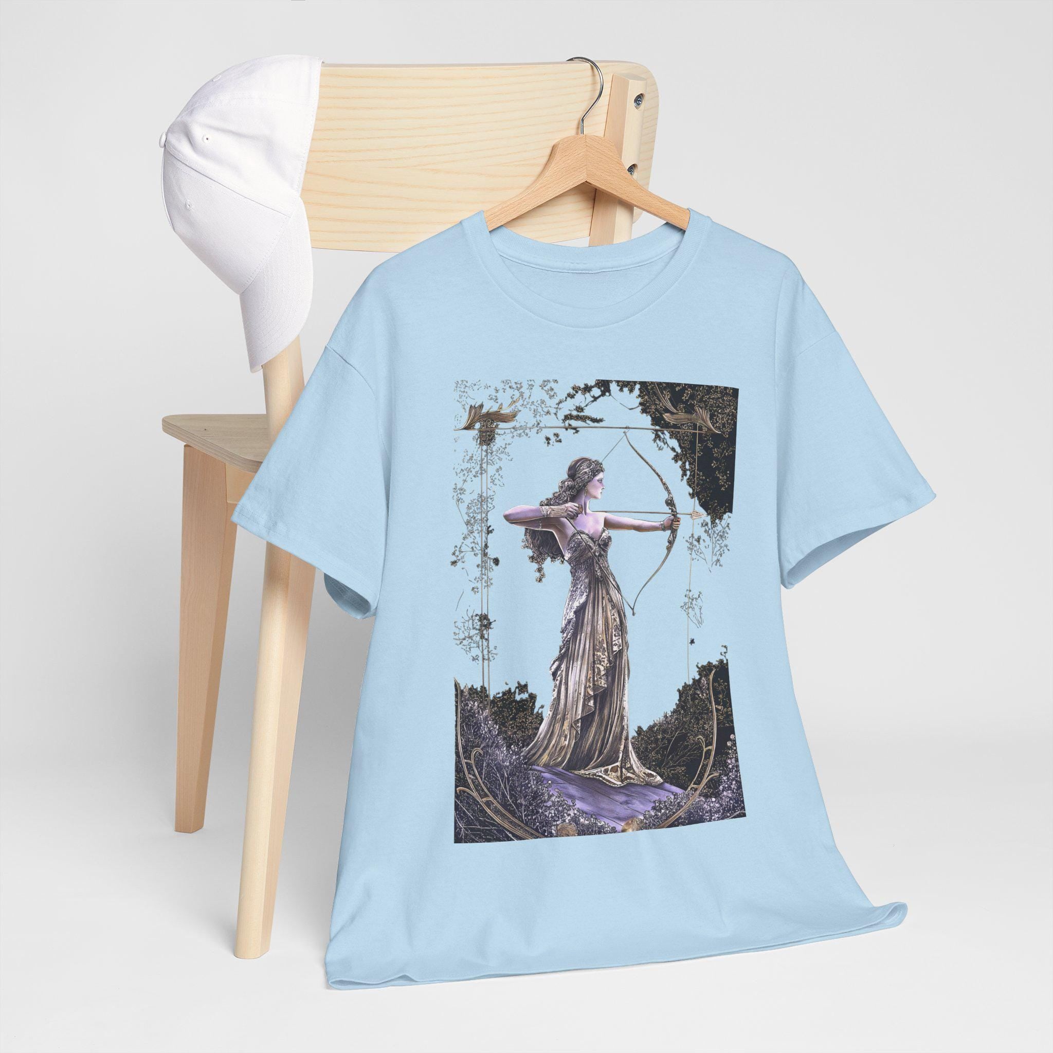 Artemis Goddess Graphic Tee: Greek Mythology Shirt, Hunting Lover Gift