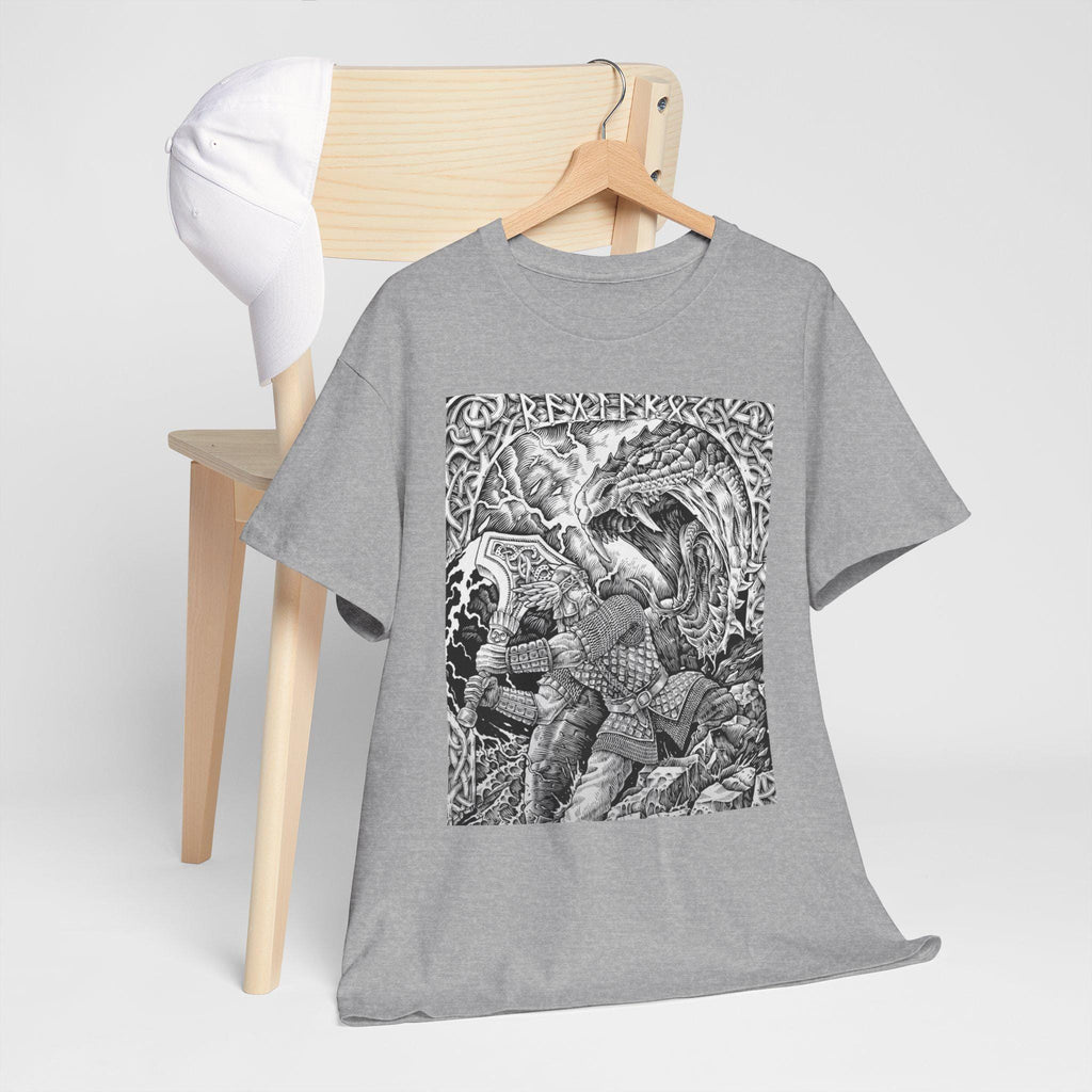 Thor at Ragnarok Norse Mythology T-Shirt | Viking God Graphic Tee
