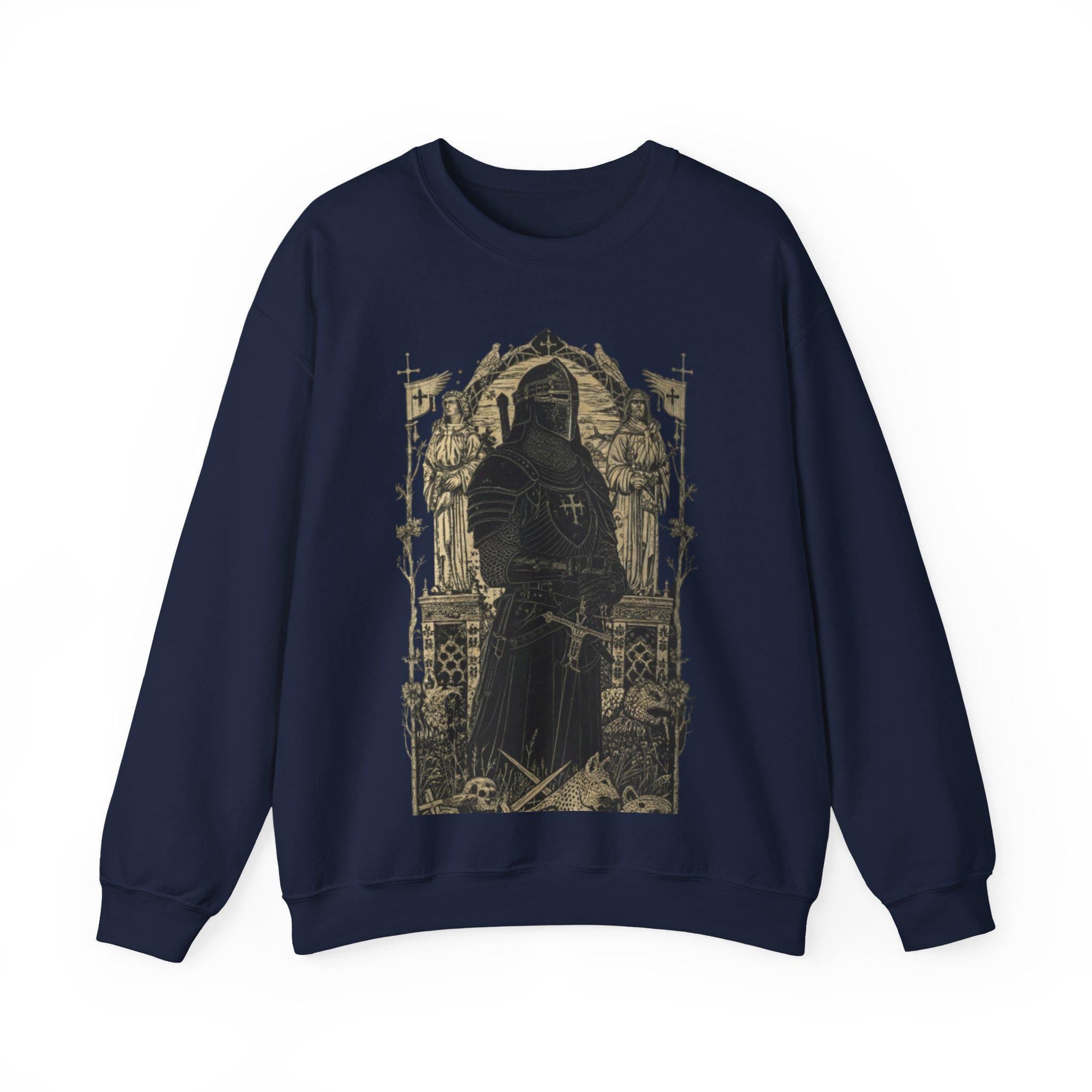 Black Knight Medieval Castlecore Sweatshirt