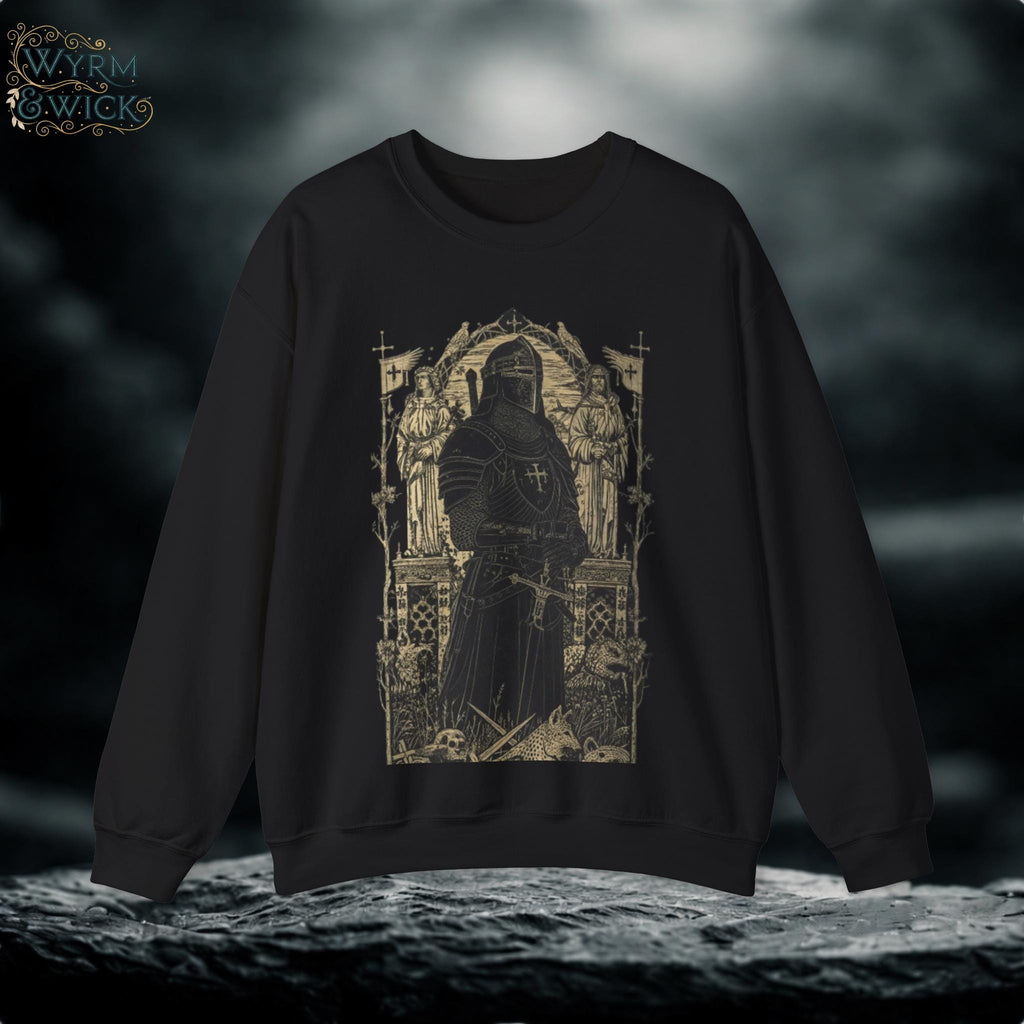 Black Knight Medieval Castlecore Sweatshirt