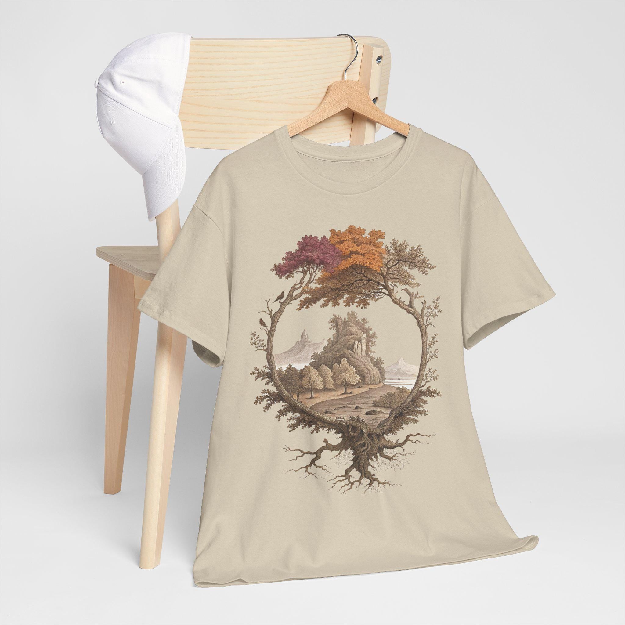 Yggdrasil Norse Mythology Tee: World Tree Graphic Unisex Shirt