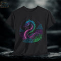 Cosmic Dragon Graphic Tee: Mystical Fantasy Unisex Shirt
