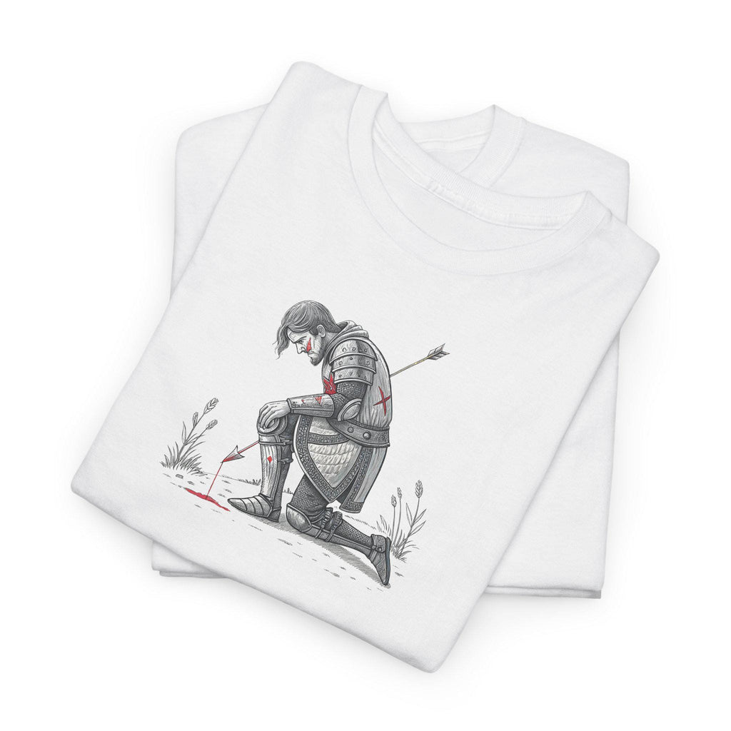 Fantasy Knight Arrow Tee: Medieval Graphic T-Shirt