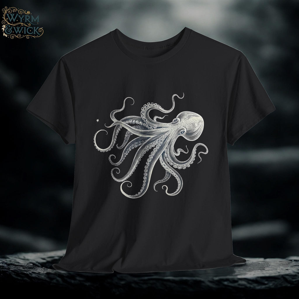 Fantasy Kraken Graphic Tee: Mythical Sea Monster Unisex T-Shirt