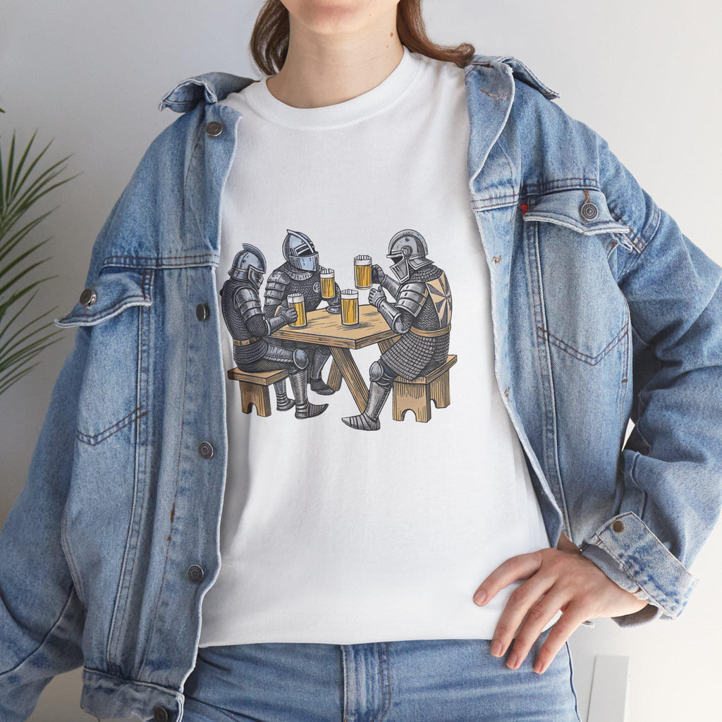 Pub Knight Graphic Tee: Medieval Fantasy T-Shirt