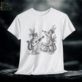 Medieval Cat Band Graphic Tee: Fantasy Mythology Unisex Shirt