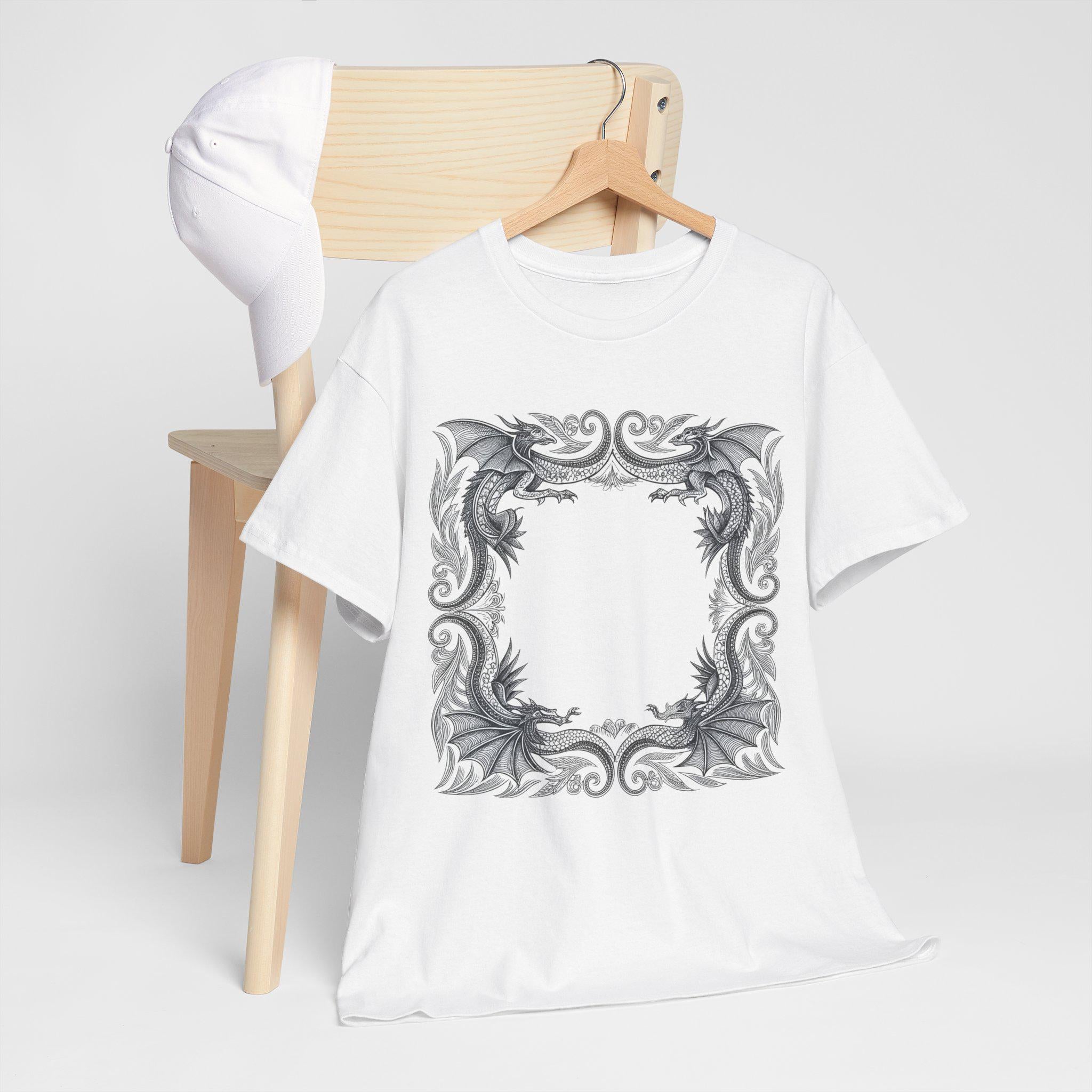 Mythical Dragon Graphic Tee: Fantasy Dragon Lover Gift