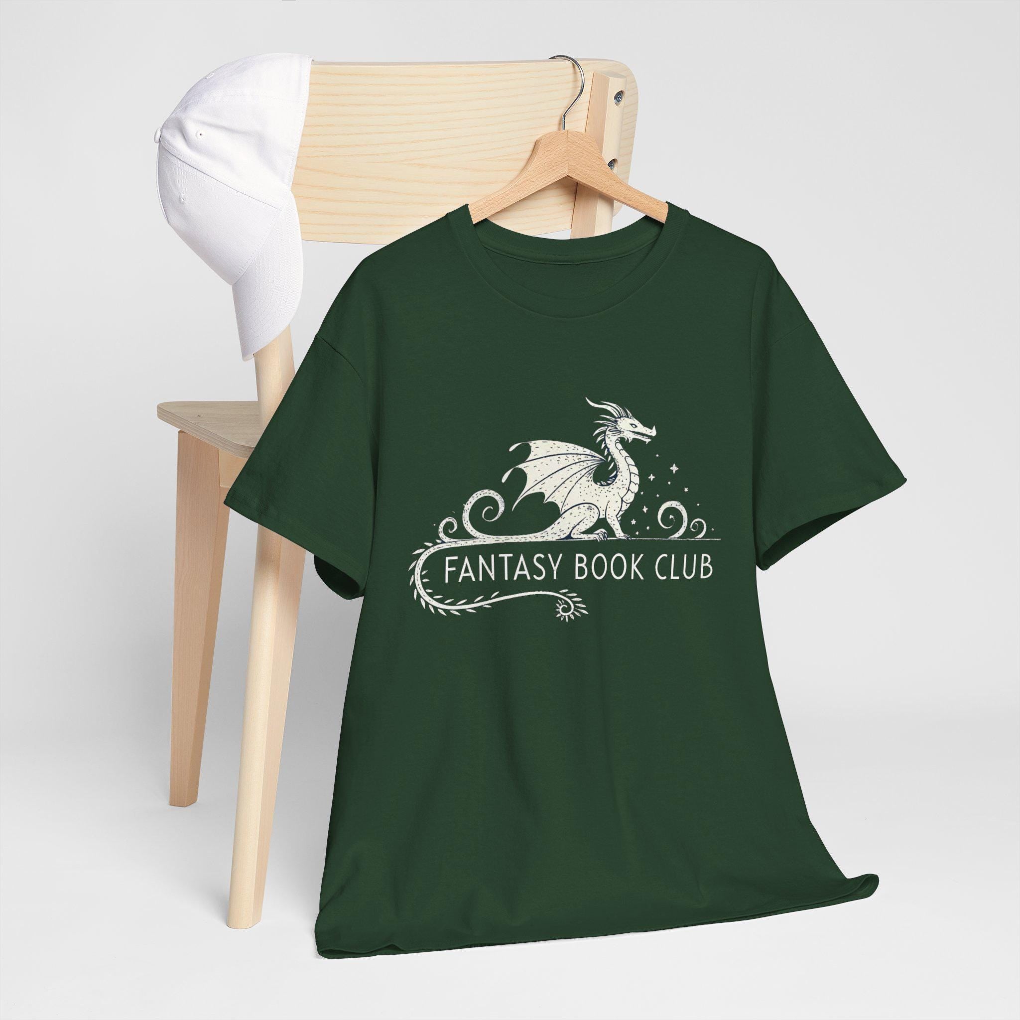 Dragon Fantasy Book Club T-Shirt: Medieval Castlecore Graphic Tee