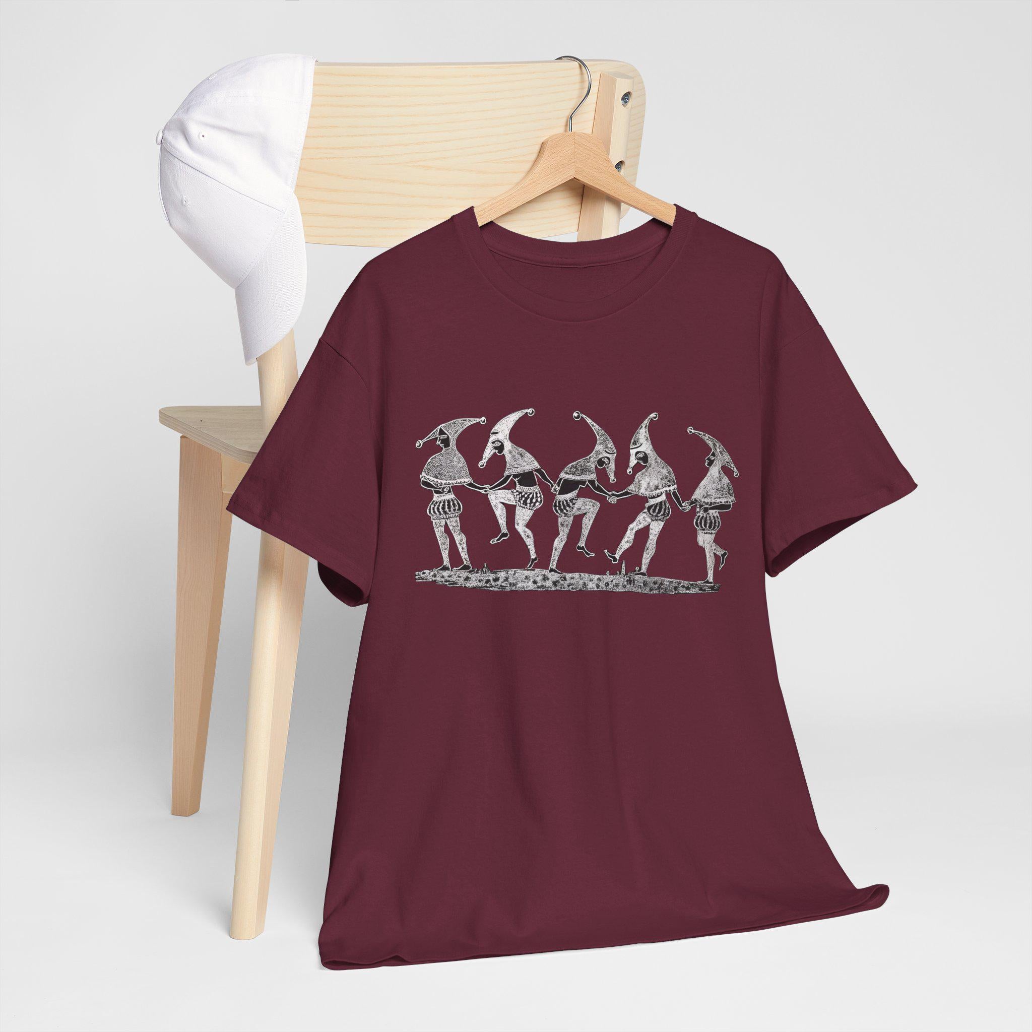 Vintage Medieval Jesters Graphic Tee: Castlecore Renaissance Costume